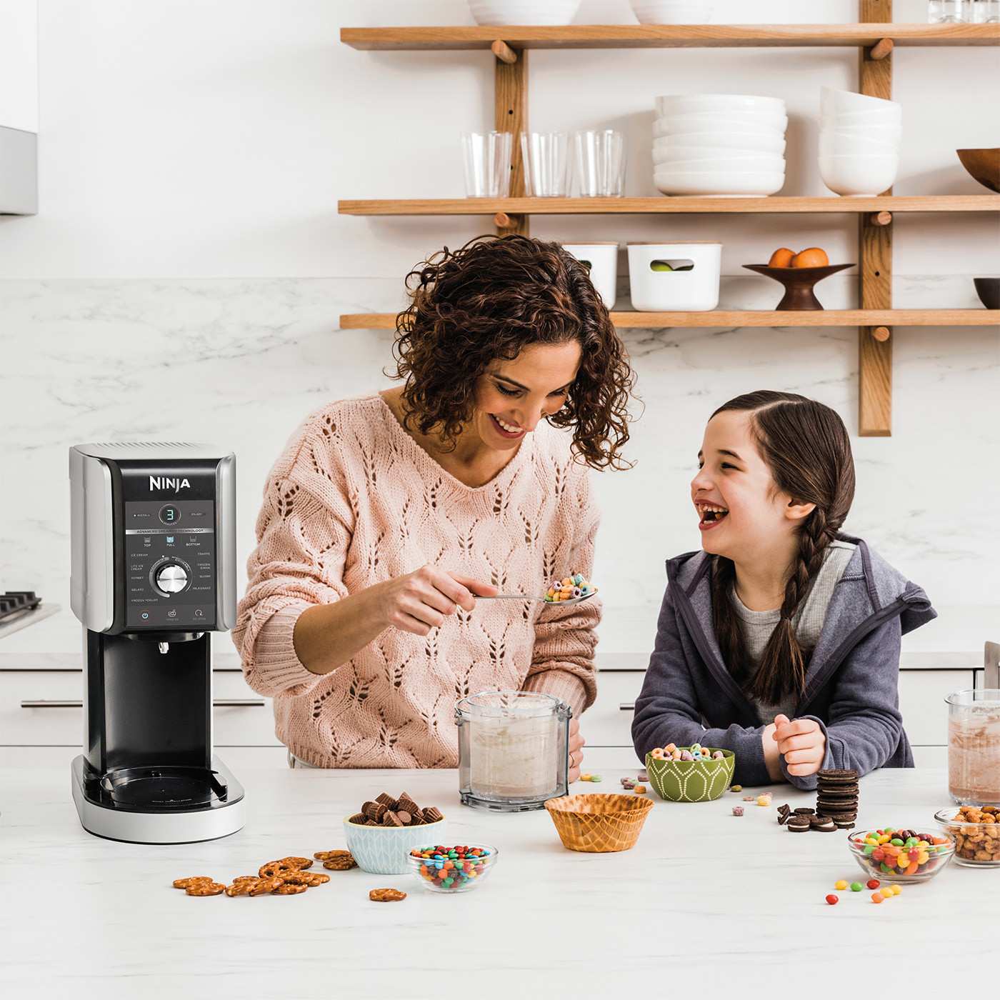 Ninja CREAMi Deluxe 10-in-1 Ice Cream and Frozen Drink Maker NC501UK