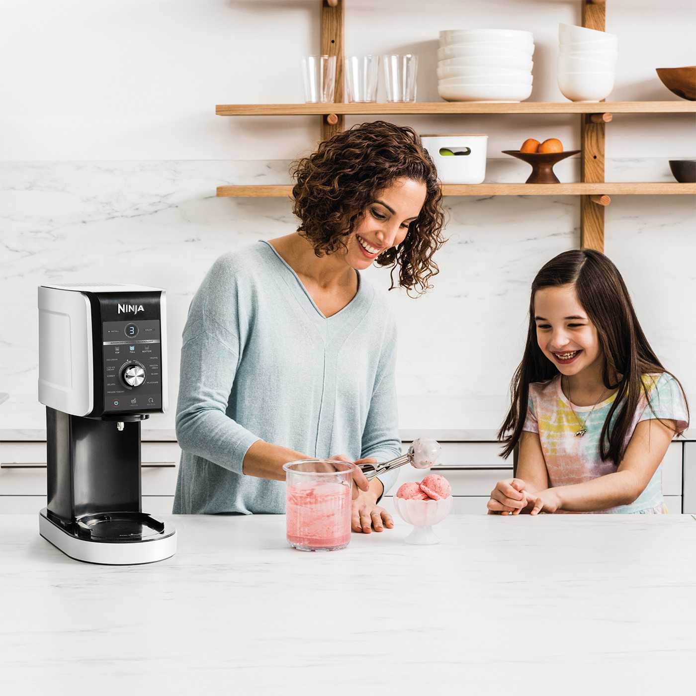 Ninja CREAMi Deluxe 10-in-1 Ice Cream and Frozen Drink Maker NC501UK