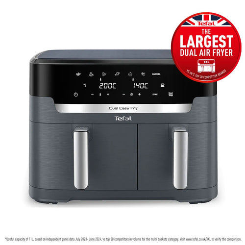 Easy Fry Dual XXL EY942BG0 Air Fryer - Java Pepper 11L