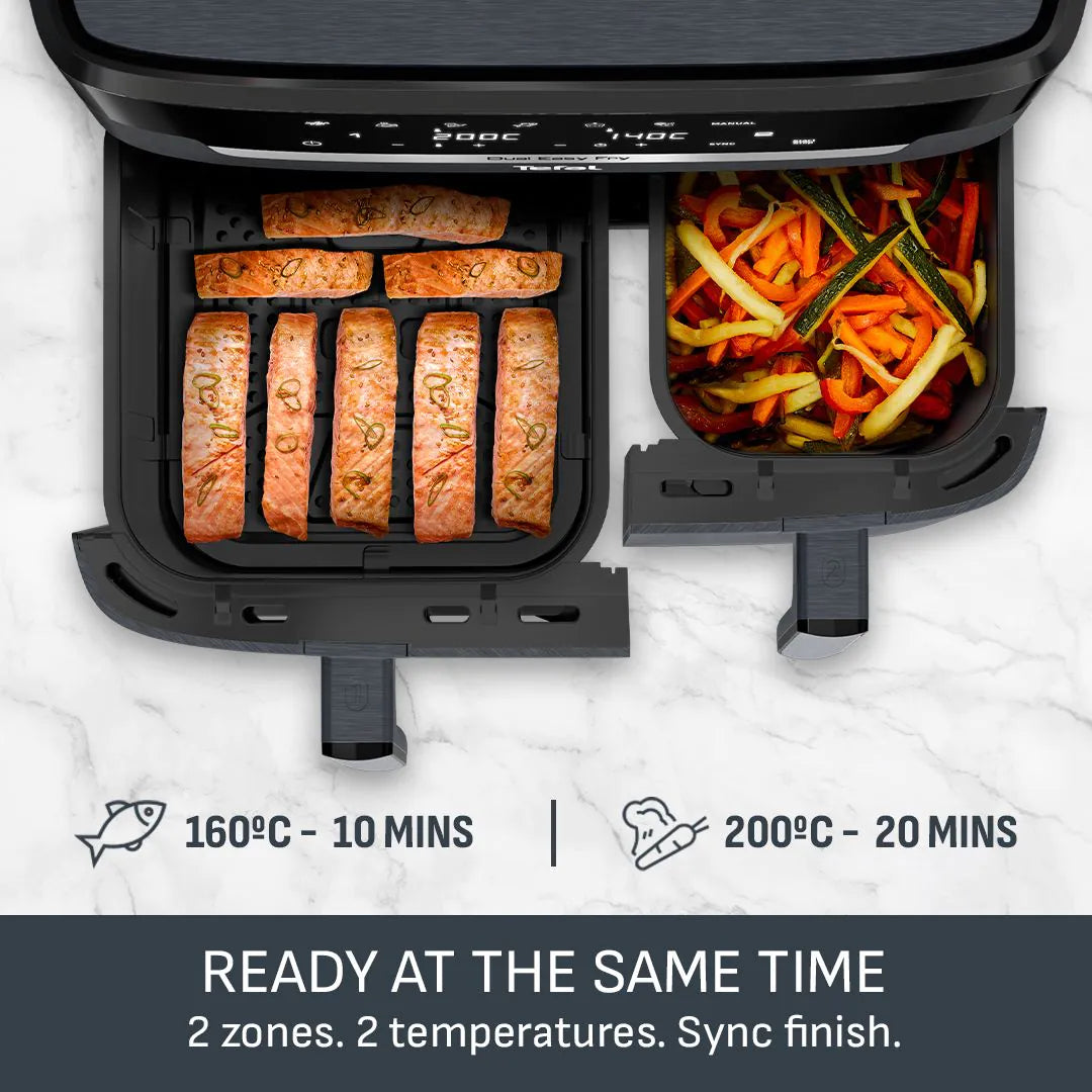 Easy Fry Dual XXL EY942BG0 Air Fryer - Java Pepper 11L