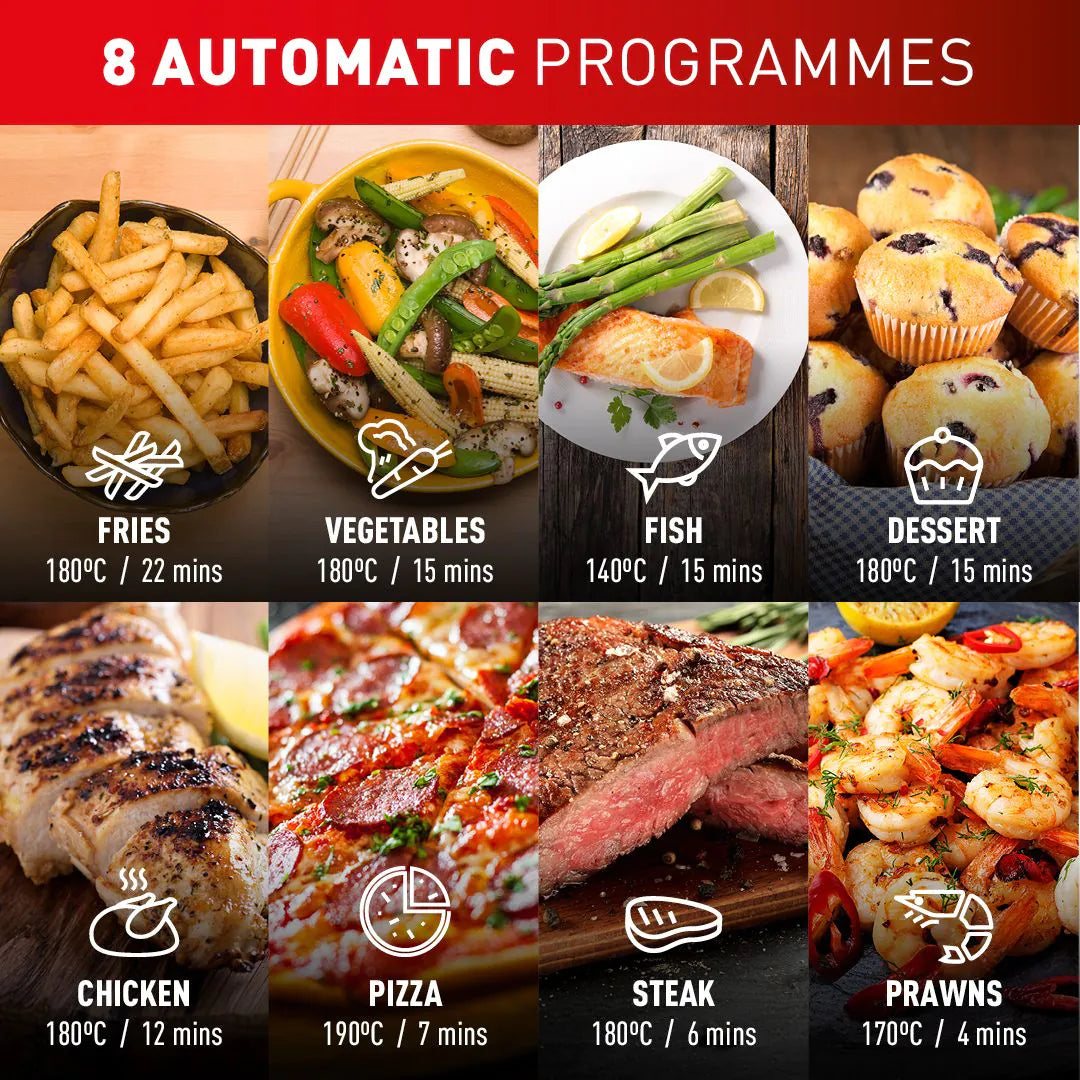 Easy Fry Mega EY855D40 Air Fryer - Stainless Steel 7.5L