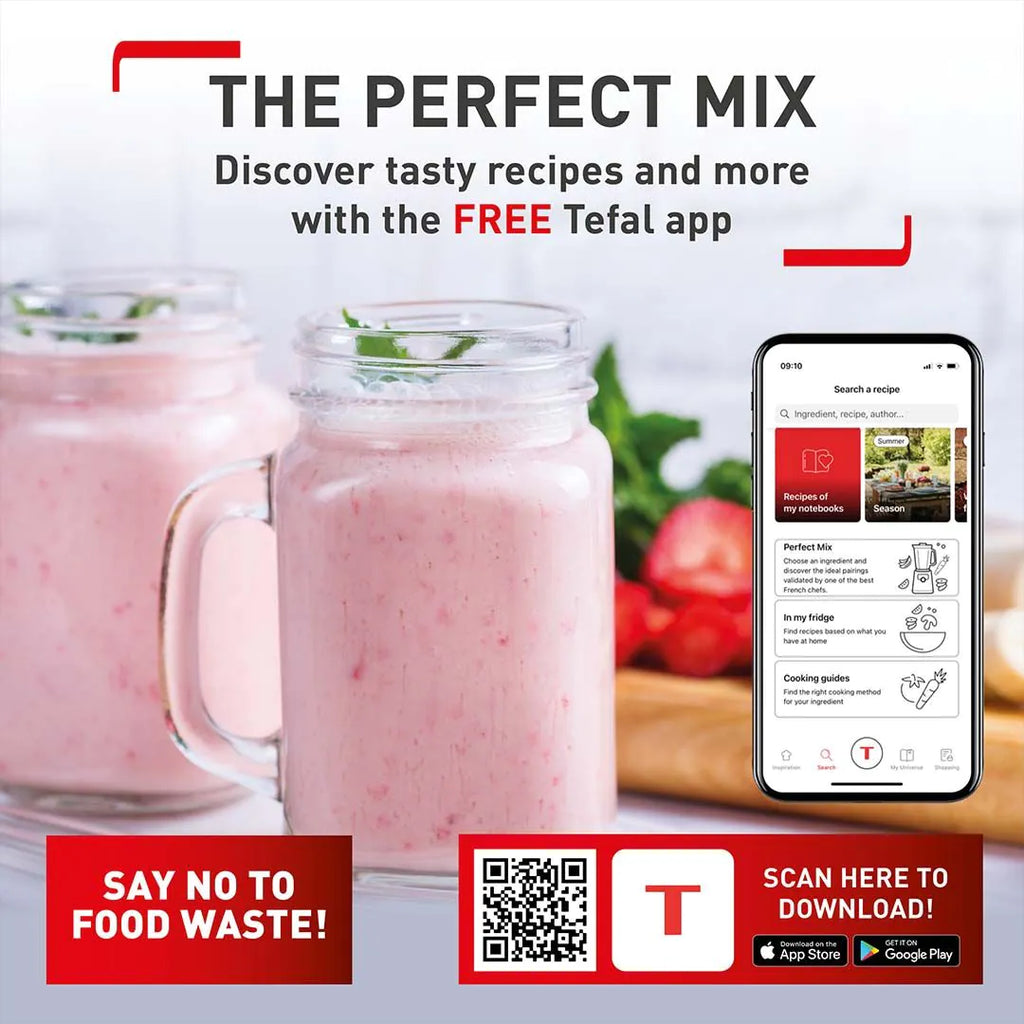 PerfectMix+ BL871D40 High-Speed Blender - 2L - Removable Blades - Stainless Steel / Dark Grey